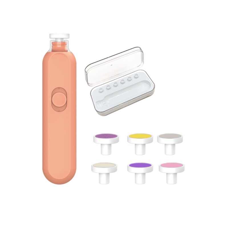 Kids Electric Nail Trimmer - Cute Cartoon Mini Portable Polisher Grinder Tool