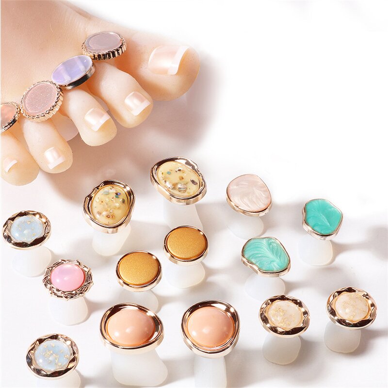 False Nail Tips Holder - White Swan Pink Flamingo Practice Training Display Stand