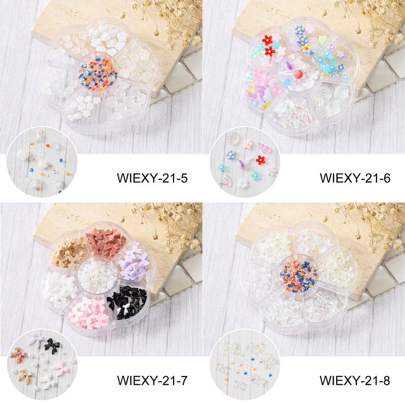 3D Nail Art Sequins - Cherry Blossoms Petal Steel Bead Ultra Thin Flakes Decor