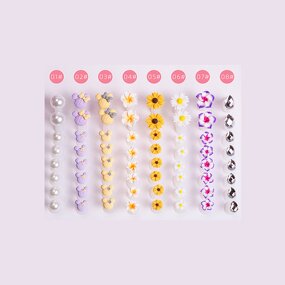 Nail Art Sticks - 100 Pcs/Bag Double Sided Cuticle Pusher Multicolor Wood