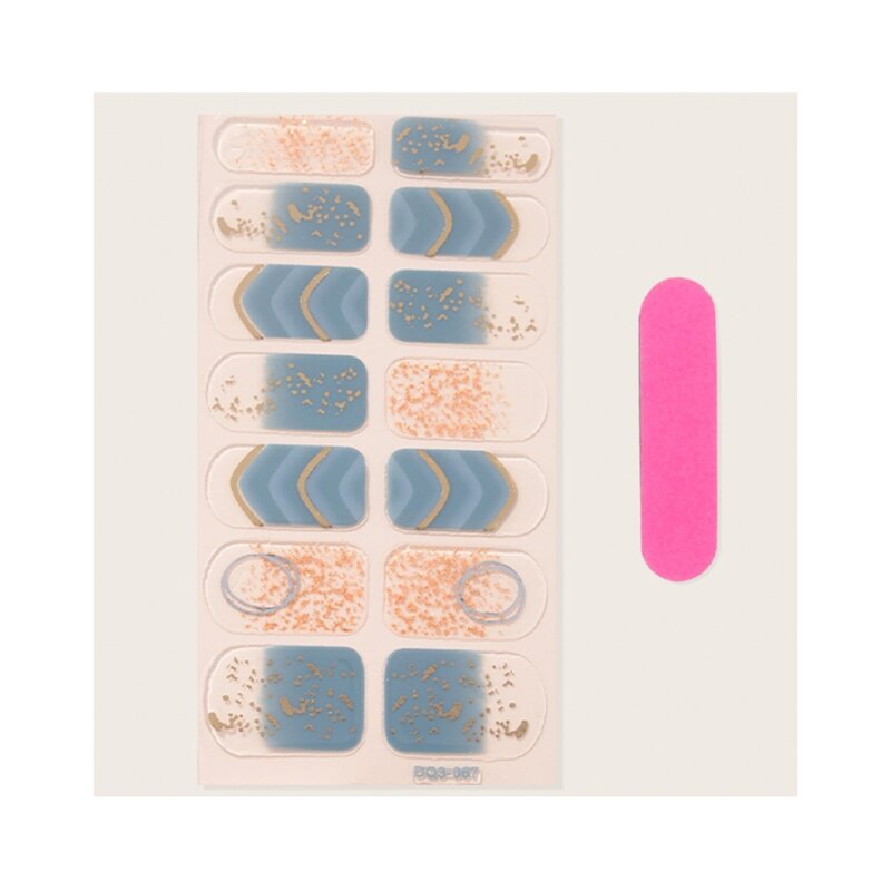 Nail Art Stamper - Transparent Jelly Silicone Head with Scraper for French Nails