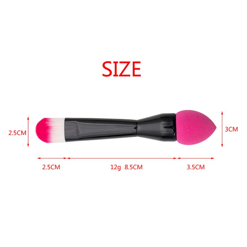 Foundation Makeup Brush - Custom Logo Angled Flat Top Blush Cosmetic Tool