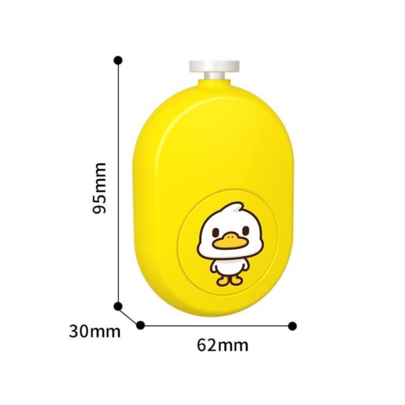 Banana Shape Baby Nail File - Electric Fingernail Clipper with LED Light