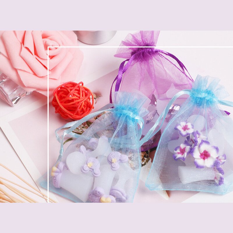 Nail Art Sticks - 100 Pcs/Bag Double Sided Cuticle Pusher Multicolor Wood