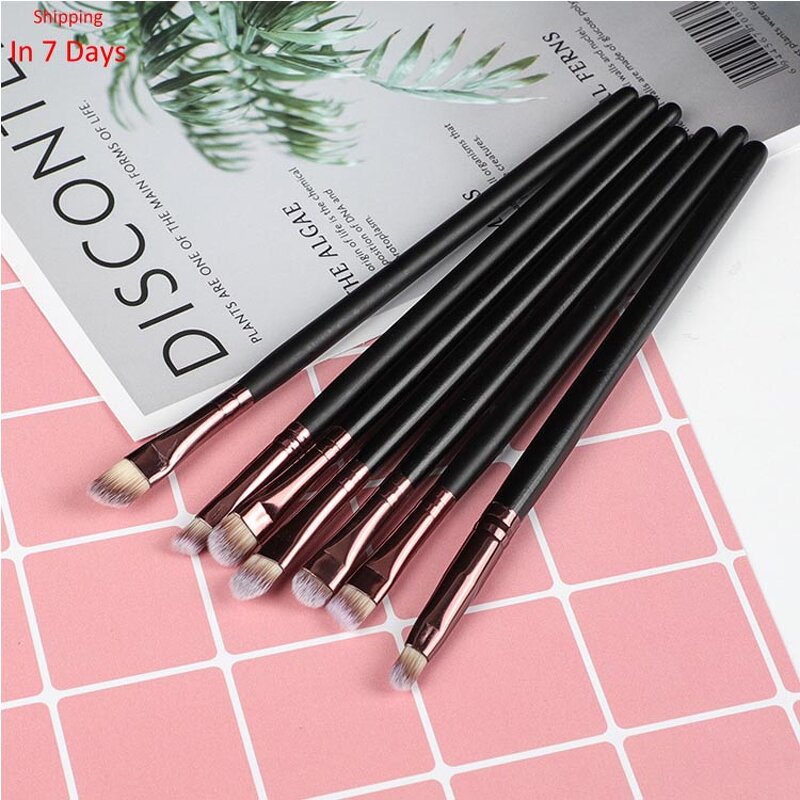 Single Eyeshadow Brush - Vegan Synthetic Hair Eye Shadow Blending Makeup Tool