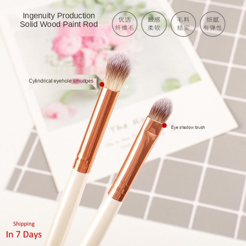 13pcs Makeup Brush Set - Custom Logo Vegan Green Synthetic Hair Cosmetic Tool