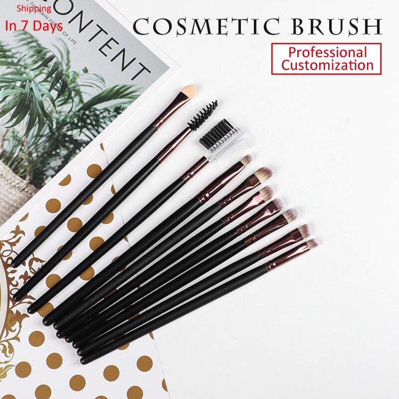Single Eyeshadow Brush - Vegan Synthetic Hair Eye Shadow Blending Makeup Tool
