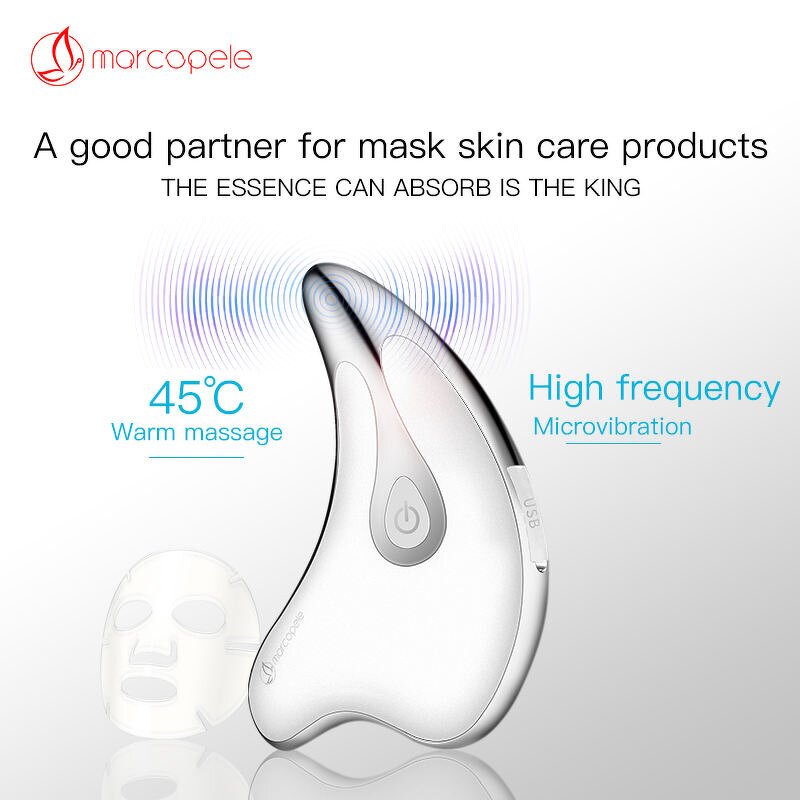 Face Massager Manufacturer - Portable Mini Electric Gua Sha Vibration with Skin Roller