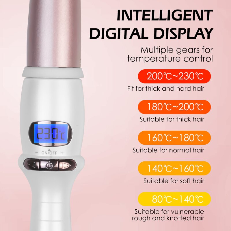 Hair Curling Iron Manufacturer - 1.25 Inch Extra-Long Ceramic Fast Styling Clipless