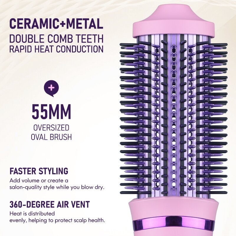 Hair Dryer Brush Manufacturer - High-Speed 110,000 RPM BLDC Motor Ceramic 1500W