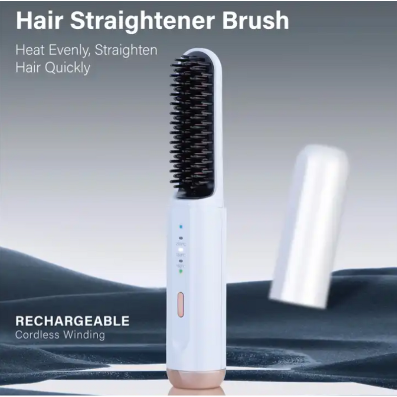 Hair Straightener Brush Manufacturer - Portable USB Mini Cordless for Travel