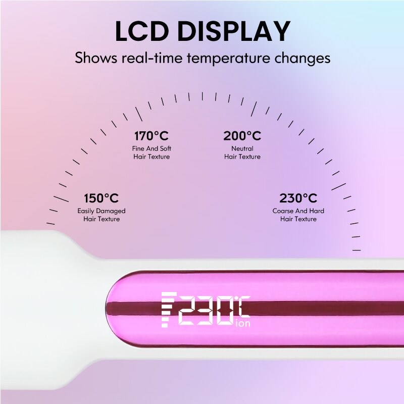 Hair Straightener Manufacturer - 450F High-Temperature Digital Super Straight Ceramic