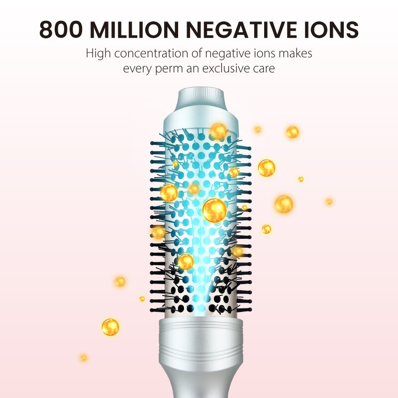 Thermal Brush Manufacturer - One Step Electric Heated Round with 1.5 Inch Wand