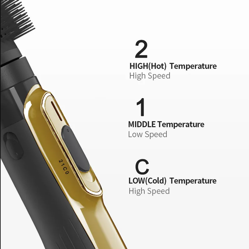 Hair Dryer Manufacturer - Salon One-Step 1200W Hot Air Brush with Interchangeable Heads