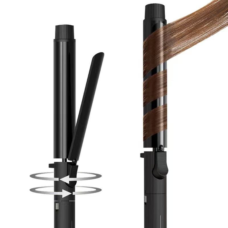 Curling Iron Manufacturer - Professional 25mm Rotating with Clips for Salon