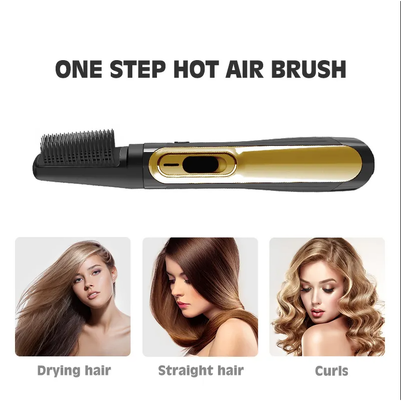 Hair Dryer Manufacturer - Factory Private Model 1200W Hot Air Brush with 2 Attachments