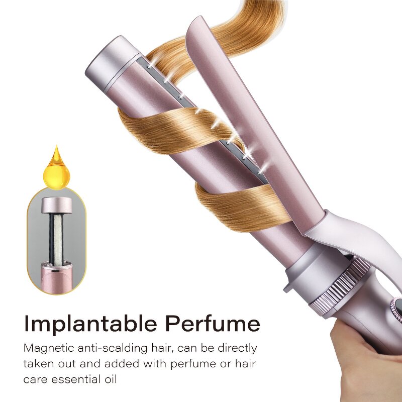 Hair Curling Iron Manufacturer - 1.25 Inch Extended Clamp for Natural Voluminous Curls