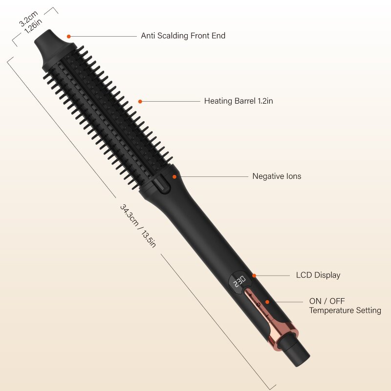 Thermal Brush Manufacturer - 1.25 Inch Volumising Blowout Ionic for Curves