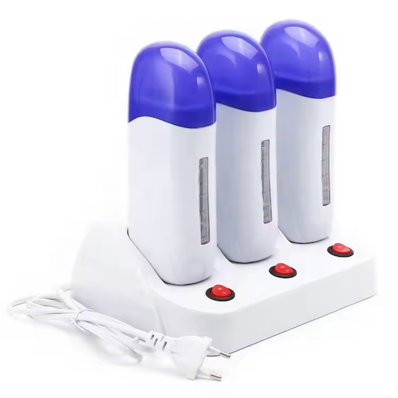 Hair Removal Machine Manufacturer - Professional Salon Three-Seat Roller Wax Heater