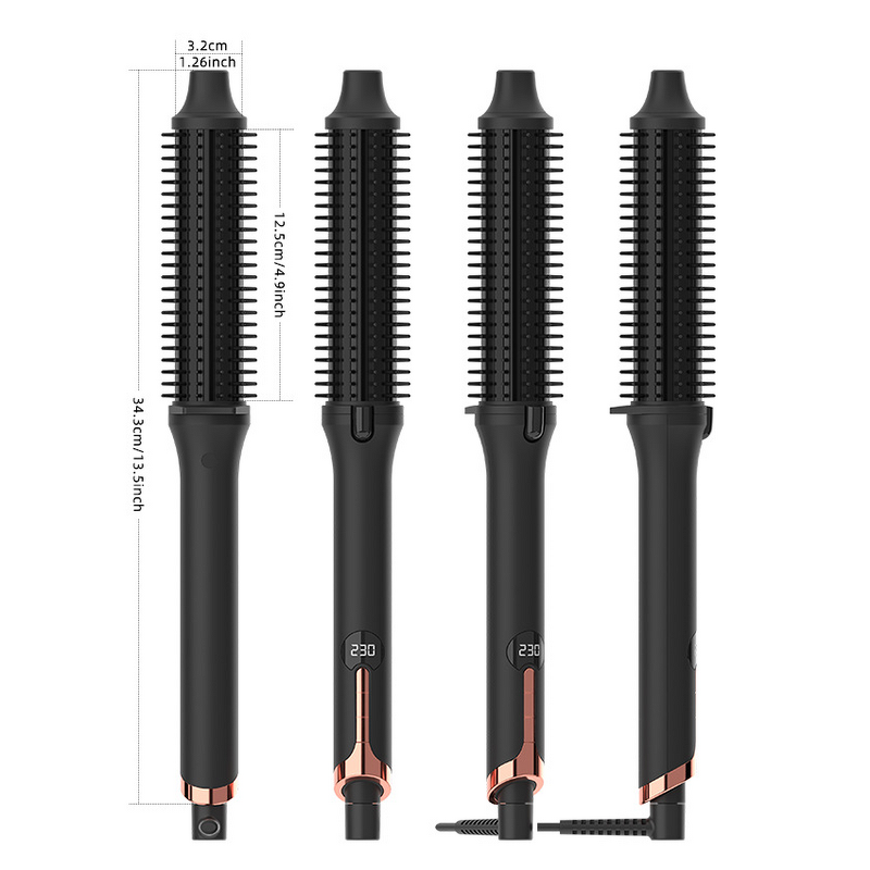 Curling Iron Wand Manufacturer - Customized Ceramic PTC Ionic One Step with LCD Display