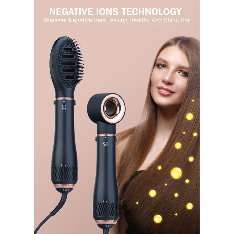 Hot Air Brush Manufacturer - Professional 1200W DC Motor Aluminum Alloy 4-in-1