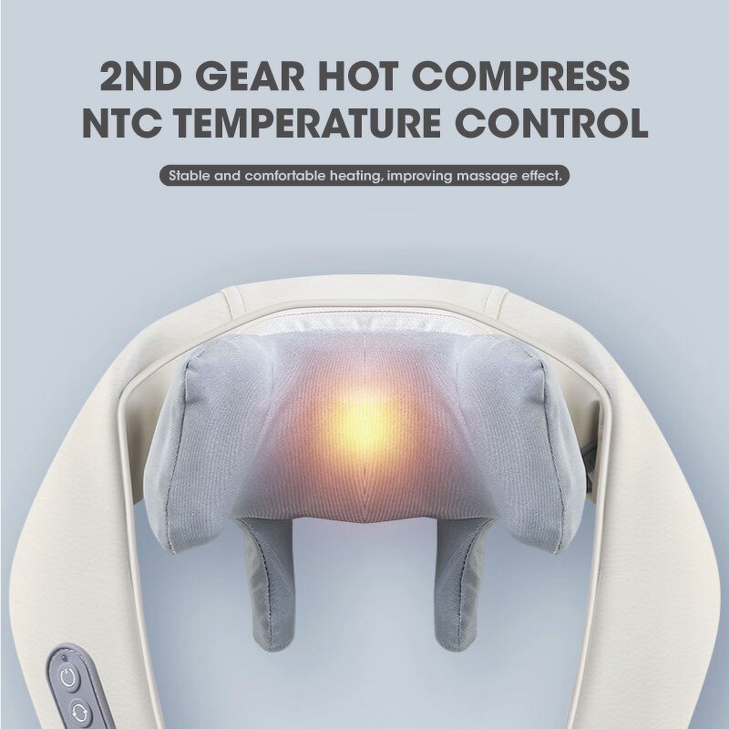 Neck Massager Manufacturer - Electric Portable with Heat & Vibration 5D Kneading
