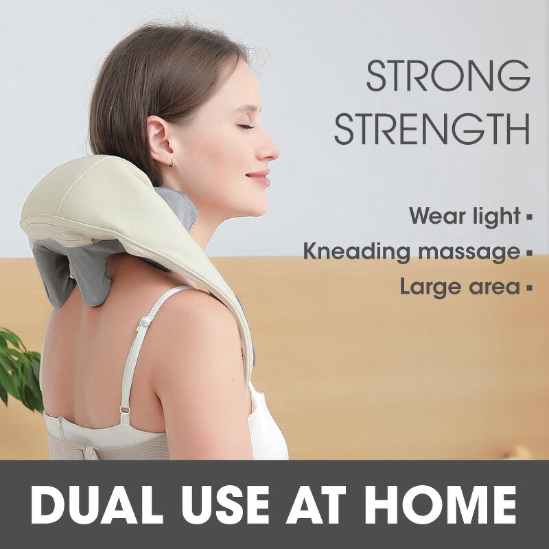Neck Massager Manufacturer - Electric Portable with Heat & Vibration 5D Kneading
