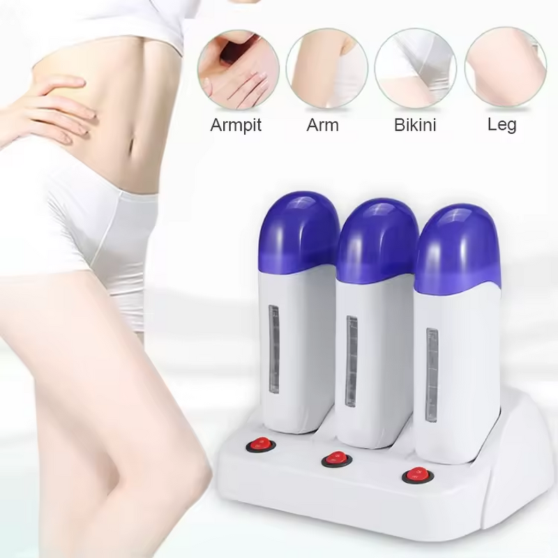 Wax Heater Manufacturer - Professional Salon Portable Electric Triple Cartridge