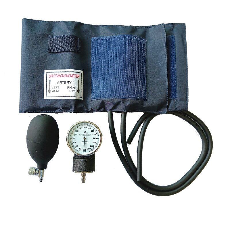 Aneroid Sphygmomanometer - Accurate Manual BP Machine with Single/Dual Head Stethoscope