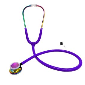 Medical Stethoscope - Professional Double Head Double Side Gold Plated Stainless Steel