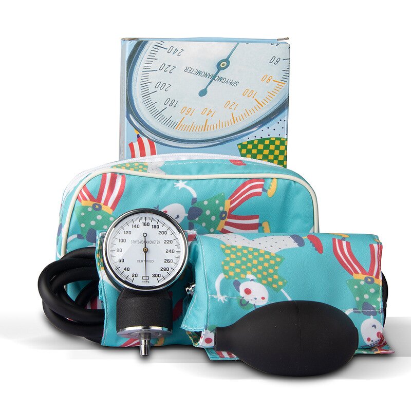 Pediatric Sphygmomanometer - Baby Manual Cuff Aneroid BP Meter with Stethoscope