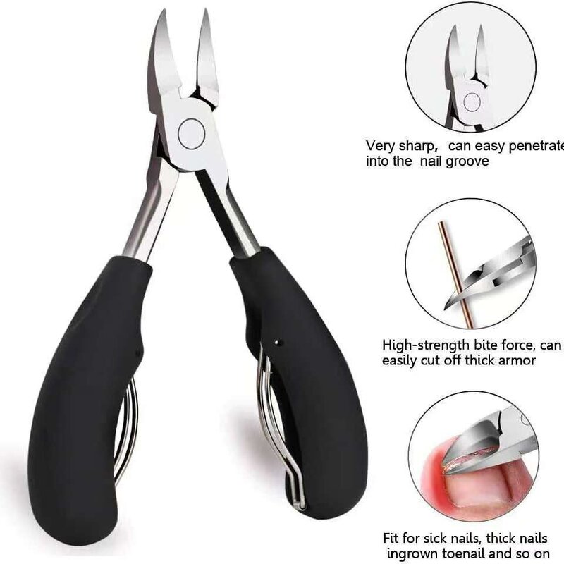 Nail Nipper Set - Portable Professional 7 Pieces for Hands Feet Repair Gift