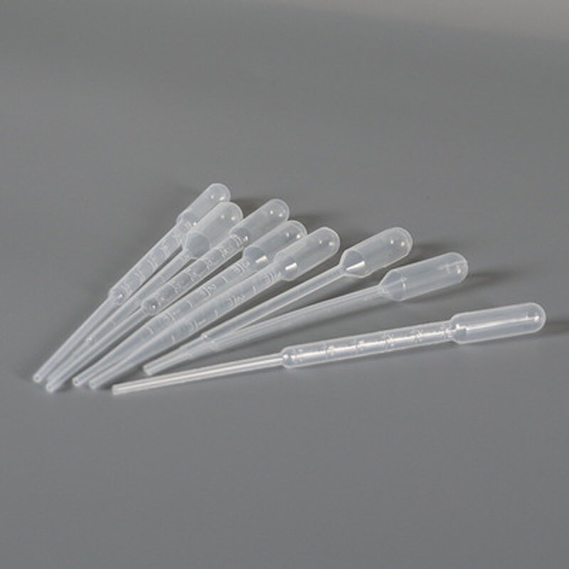 Pasteur Pipettes - 1-5ml Sterile Disposable Plastic Graduated Transfer Dropper