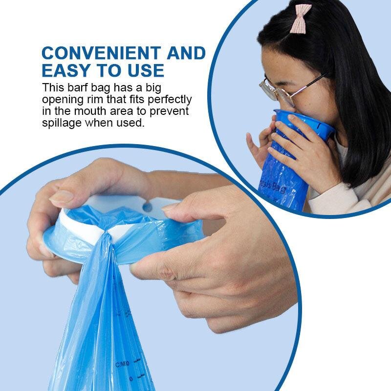 Disposable Vomit Bag - Custom Multi-Purpose Plastic for Sickness Treatment