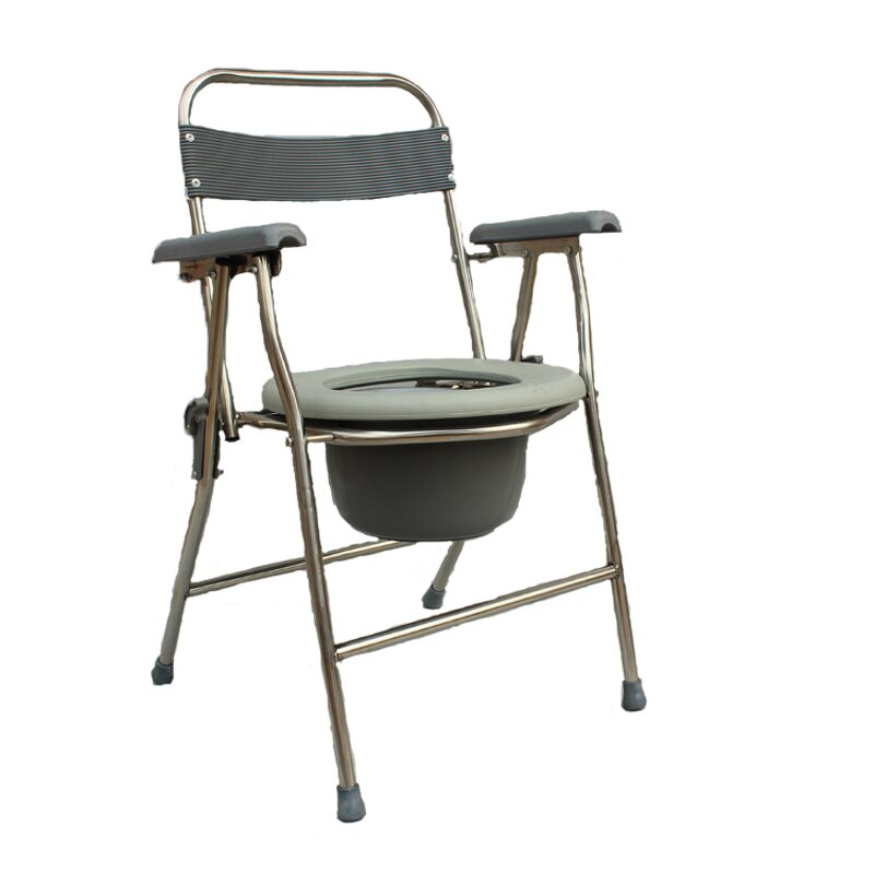 Commode Chair - Hot Sale Foldable Portable for Rehabilitation Therapy Home Travel