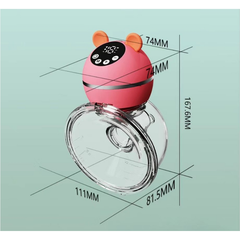 Electric Breast Pump - Portable Wireless Silicone Hands-Free for Breastfeeding