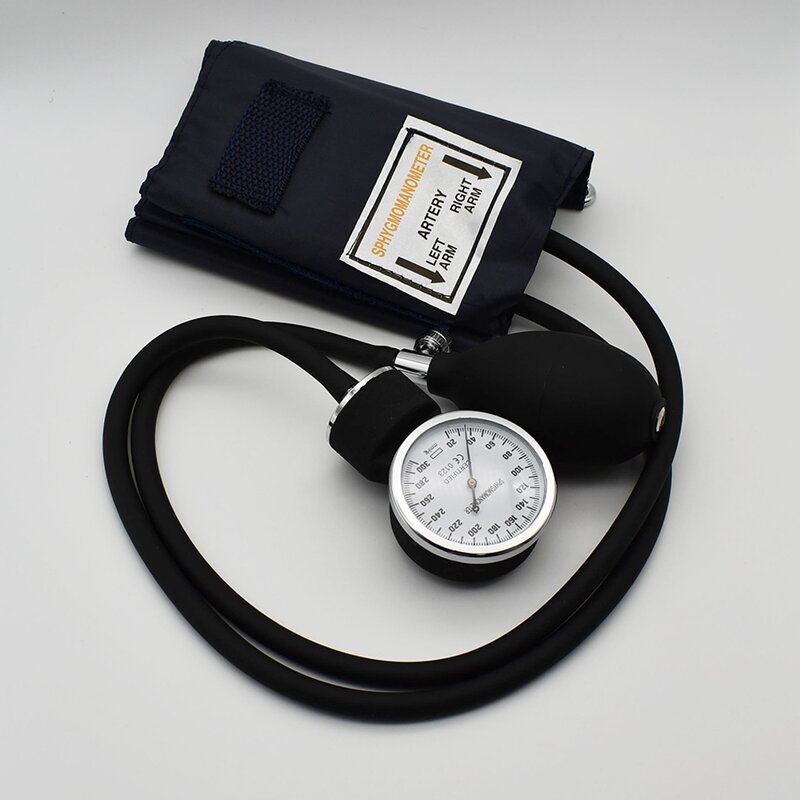 Aneroid Sphygmomanometer - Medical Bp Monitor Tensiometer with Stethoscope Kit