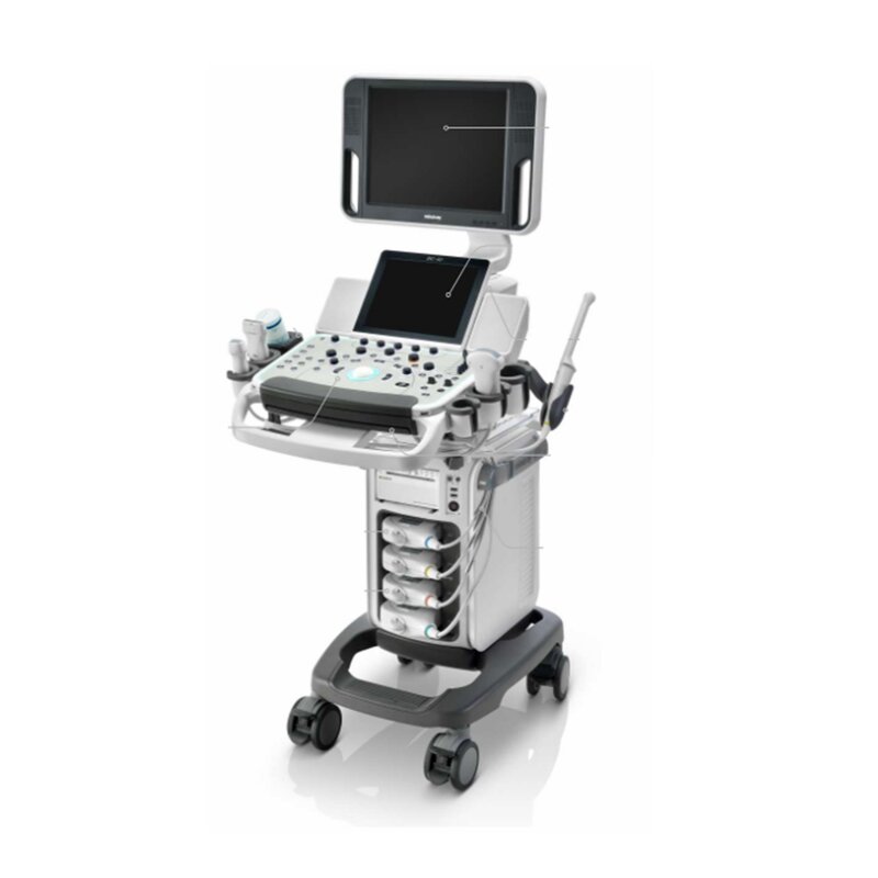 Trolley Ultrasound Machine - 3D 4D Full Digital Doppler Medical Scanner CE Approved DC40