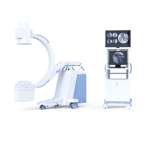 C-Arm X-ray Machine - Mobile Medical Radiology Portable High Resolution Image System