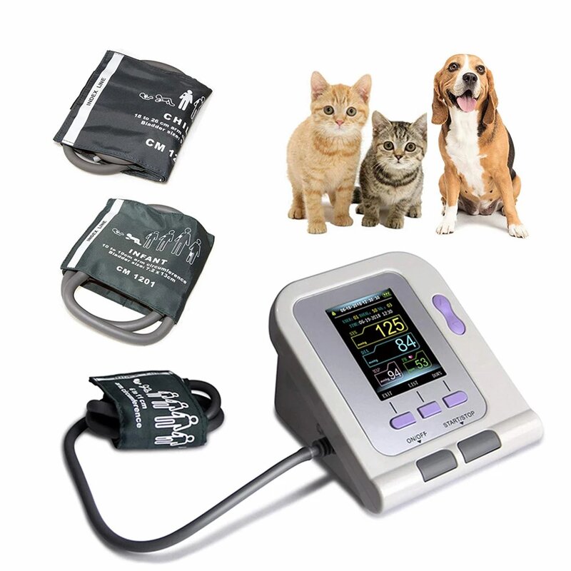 Veterinary Sphygmomanometer - Digital NIBP Cuff for Dog/Cat/Pets Animal Care