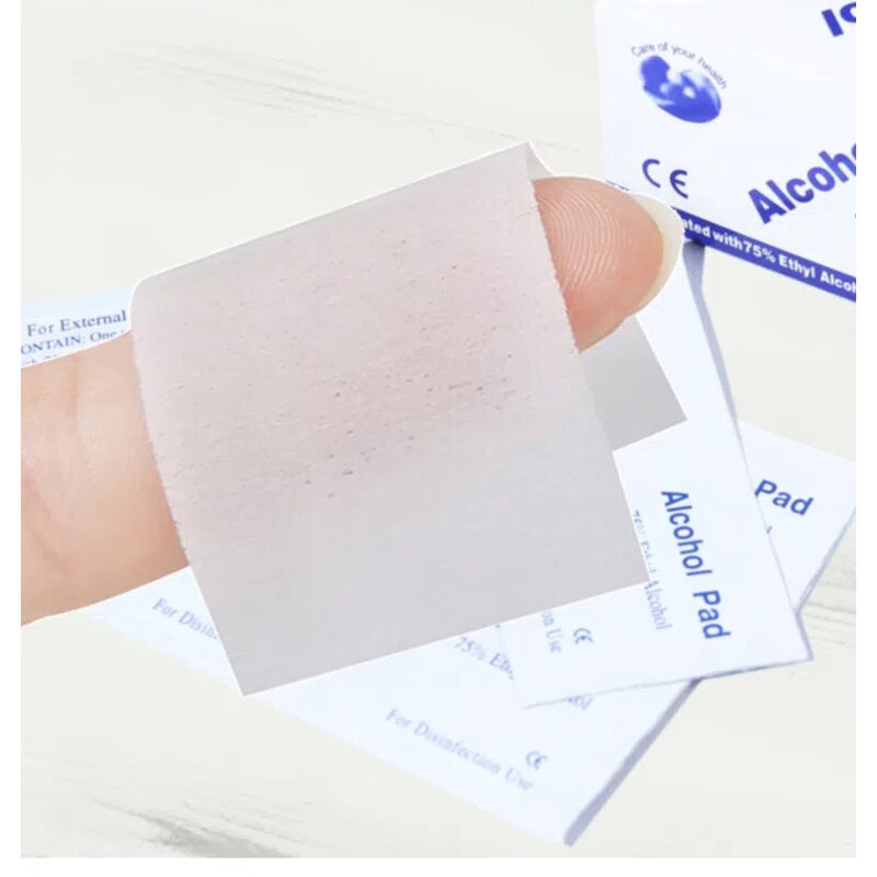 Alcohol Wet Wipes - Medical Grade Disposable 75% Ethyl Sterile Non-Woven Pad
