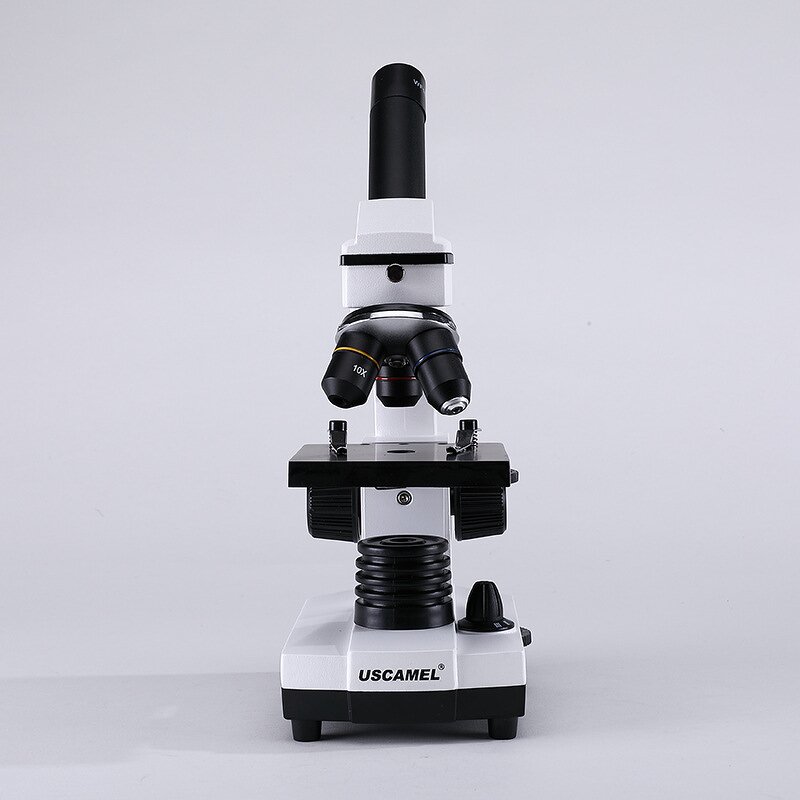Monocular Microscope - 2000x with LED Slide Light Science Toy for Biology Lessons