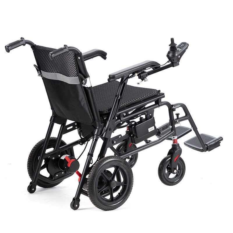 Electric Wheelchair - Best Shunchang SC-408 Portable Aluminum Foldable Bariatric 17.5kg