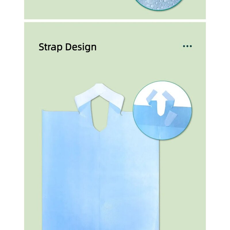 Dental Bib - 2Ply Waterproof Disposable 50x60cm Medical for Tattoo Beauty