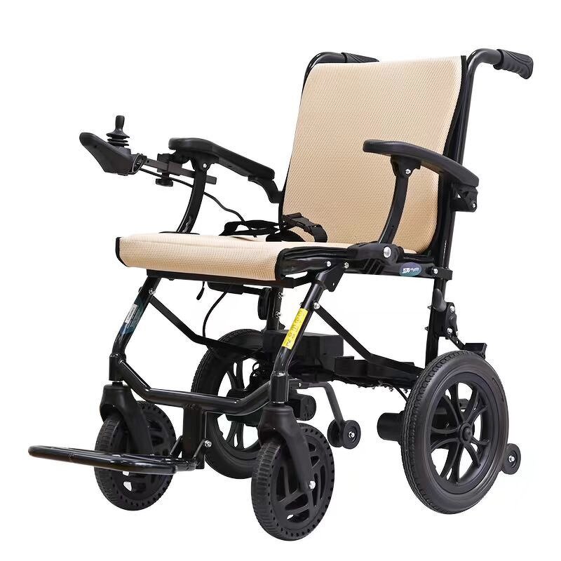 Electric Wheelchair - Portable Aluminium Alloy Foldable Lightweight Lithium Battery