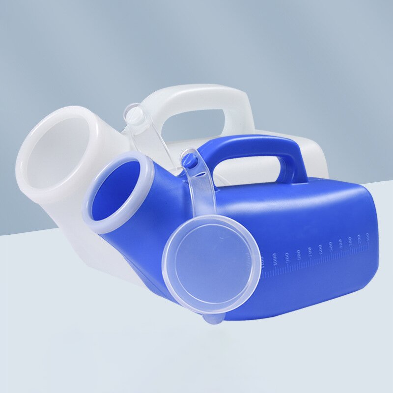 Urine Collector Bottle - Hospital Supply Portable Plastic 1200ml with Handle