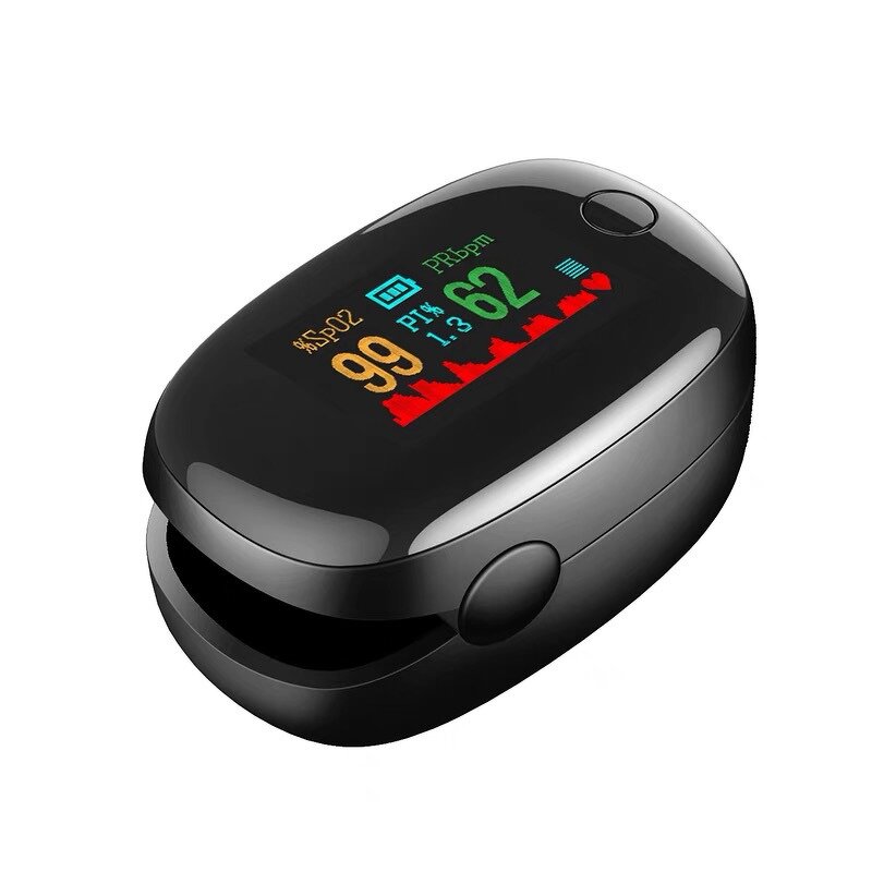 Digital Pulse Oximeter - Adult USB Rechargeable Manual/Electric Blood Oxygen Monitor