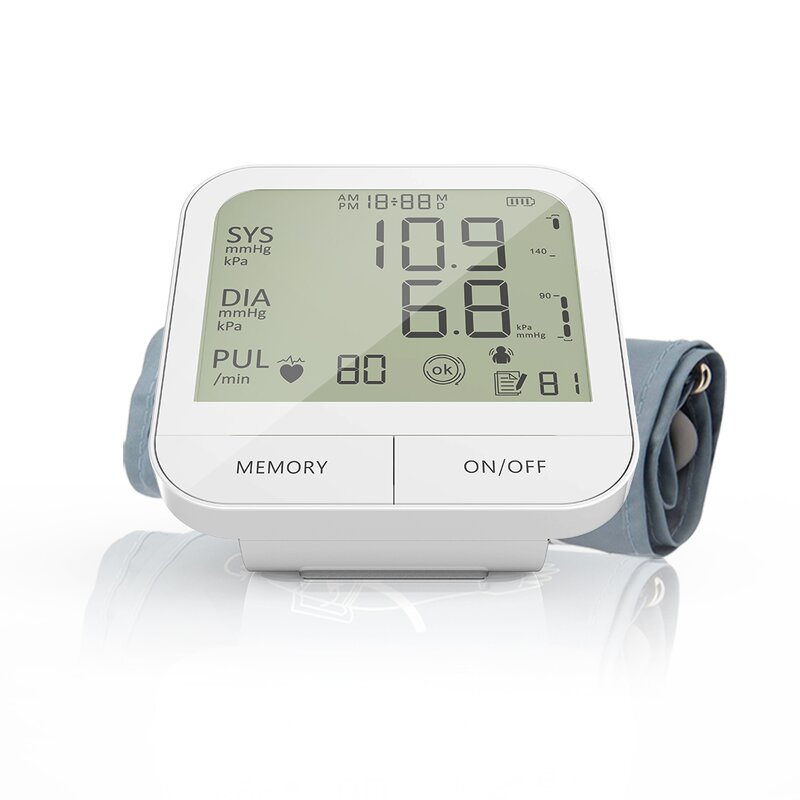 Digital BP Monitor - Home Automatic Upper Arm Machine with Voice Display