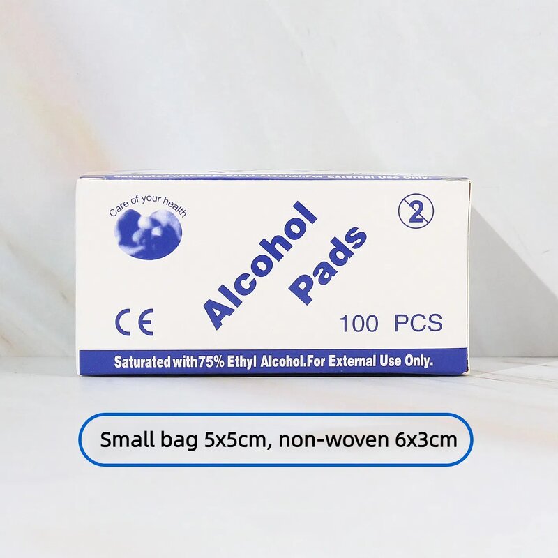 Alcohol Wet Wipes - Medical Grade Disposable 75% Ethyl Sterile Non-Woven Pad