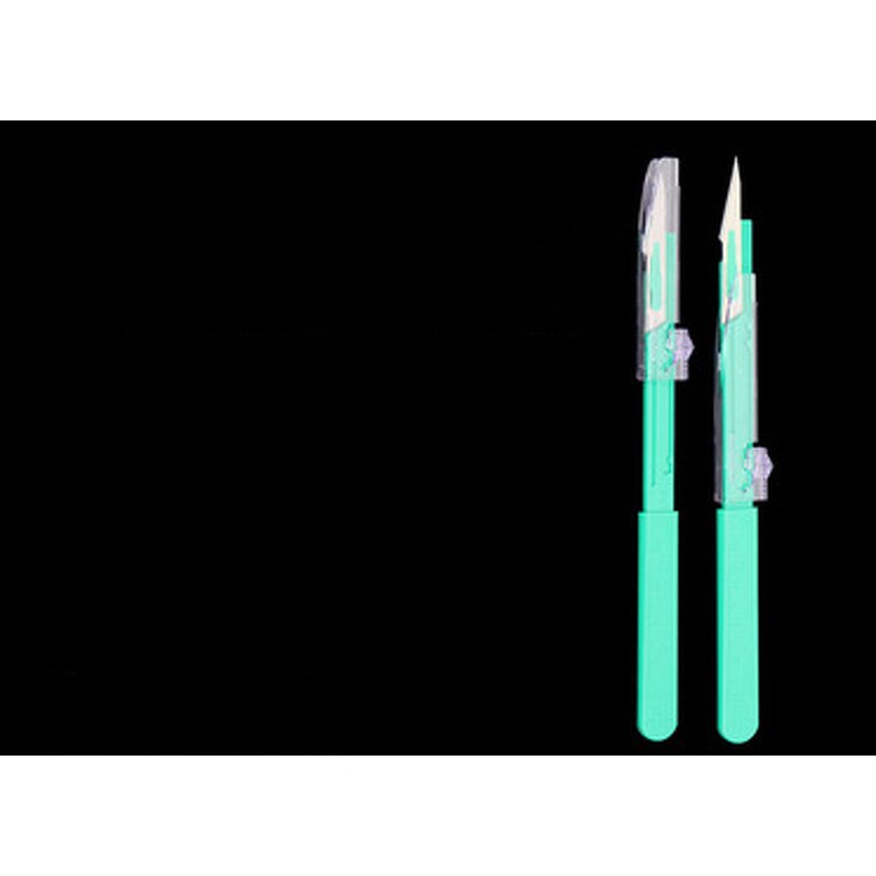 Surgical Scalpel - Medical Standard Safety Sterile Disposable 14 Stainless Carbon Steel Blade